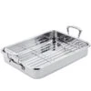 Scanpan Bradepande Med Rist 43 X 28 Cm -Husholdning Artikler 083421109323