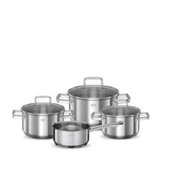 Rösle Moments Grydesæt Med Glaslåg 7 Dele Uden Belægning