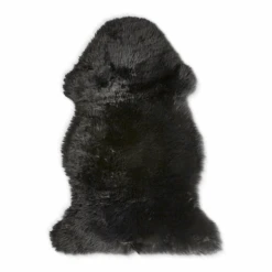 Ægte Lammeskind 60x90 Cm Sort