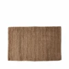 Bademåtte Bomuld Taupe 50 X 80 Cm -Husholdning Artikler 5702568083840