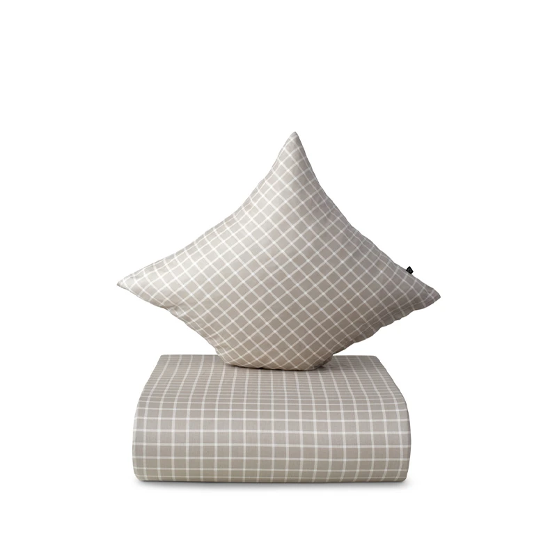 Nordisk Tekstil Folke Sengesæt Sand 140 X 220 Cm 3 Nordisk Tekstil Folke Sengesæt Sand 140 X 220 Cm