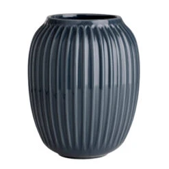 Kähler Hammershøi Vase Antracitgrå 20 Cm
