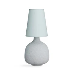 Kähler Balustre Bordlampe Støvet Blå H37,5 Cm