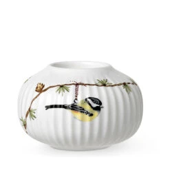 Kähler Hammershøi Christmas Fyrfadsstage Hvid Ø10 Cm