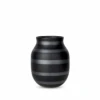 Kähler Omaggio Vase Sort 20 Cm -Husholdning Artikler 5703779187334