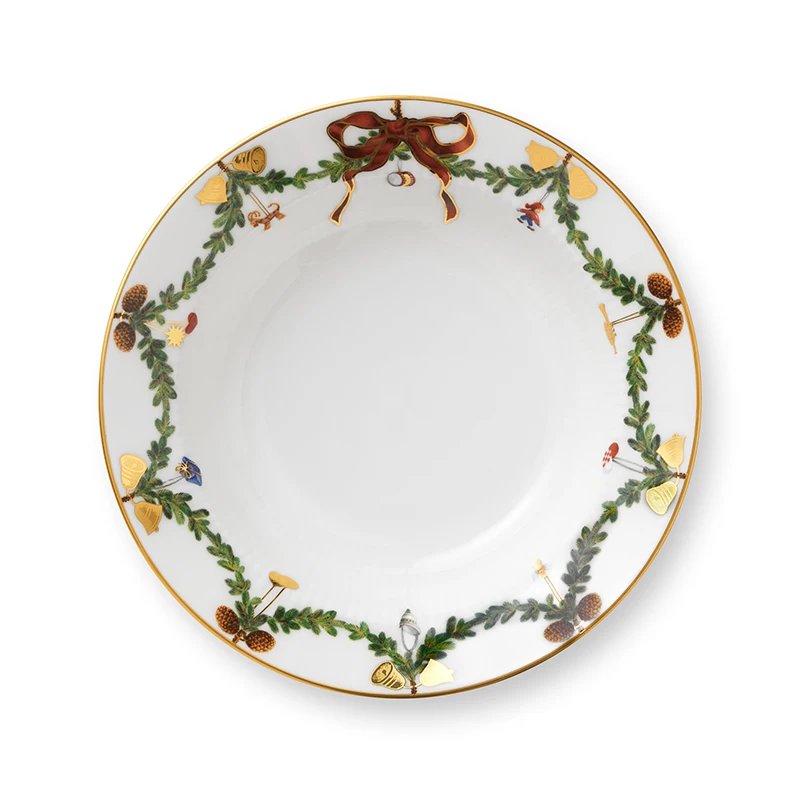 Royal Copenhagen Stjerne Riflet Jul Dyb Tallerken 17 Cm 3 Royal Copenhagen Stjerne Riflet Jul Dyb Tallerken 17 Cm