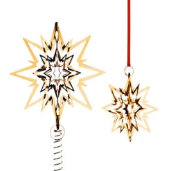 Georg Jensen Topstjerne Stor Forgyldt