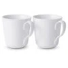 Royal Copenhagen Hvid Riflet Krus 2 Stk. 28 Cl -Husholdning Artikler 5705140706465