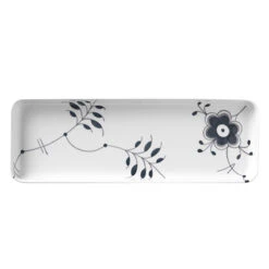 Royal Copenhagen Sort Mega Riflet Fad 36 Cm