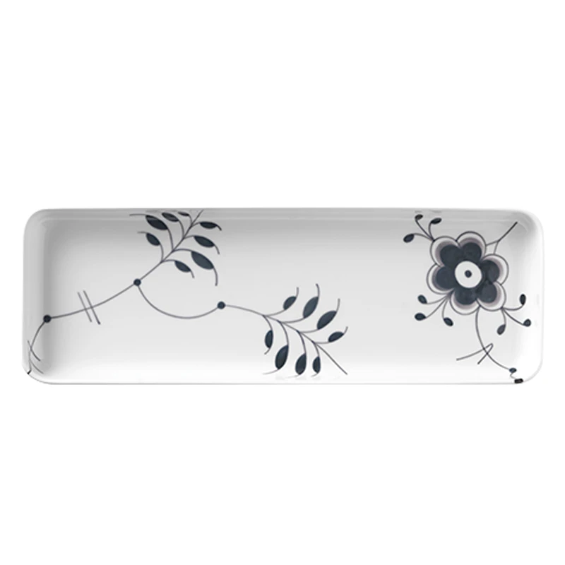 Royal Copenhagen Sort Mega Riflet Fad 36 Cm 3 Royal Copenhagen Sort Mega Riflet Fad 36 Cm