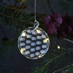 Sirius Polka Oblat 8 Cm Hvid Prik