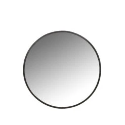 Villa Collection Vardo Rundt Spejl Sort Jern 60 Cm