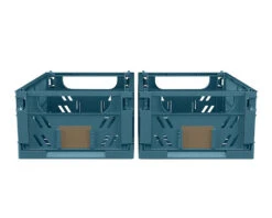 DAY Stabelbar Foldekasse Blå 2 Stk. 17 X 12,5 X 7 Cm