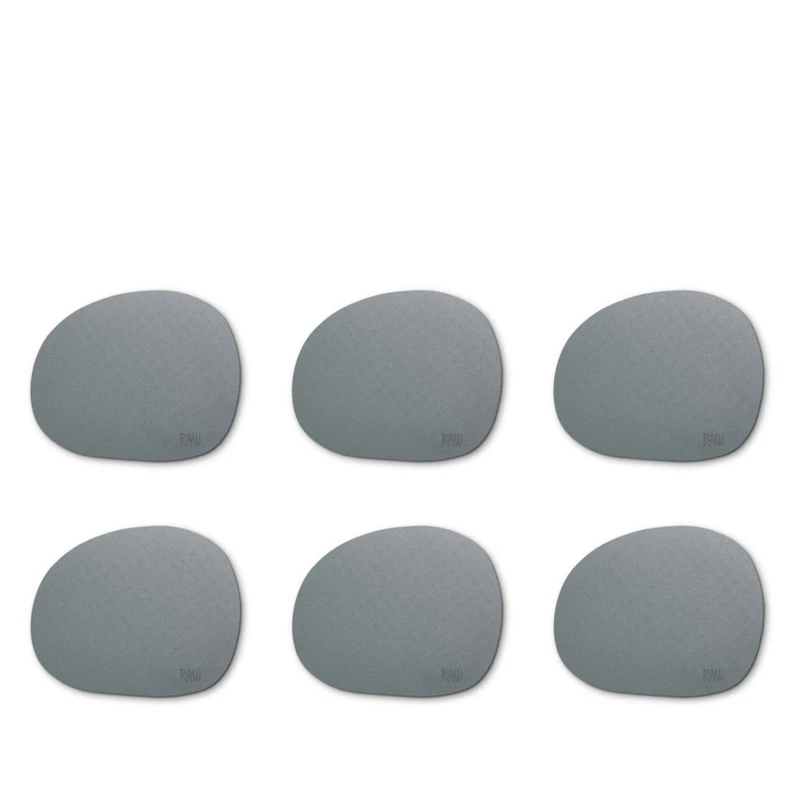 RAW Coaster Glasbrik Silikone Grå 6 Stk. 3 RAW Coaster Glasbrik Silikone Grå 6 Stk.