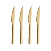 RAW Steakkniv Guldfarvet 4 Stk. 1 RAW Steakkniv Guldfarvet 4 Stk. -Husholdning Artikler 5709554147869