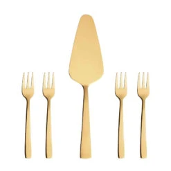 RAW Kagesæt 5 Dele Guld