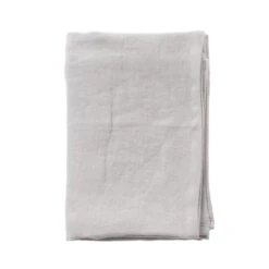 RAW Serviet I Hør Lys Grå 4 Stk. 45x45 Cm