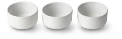 RAW Mini Skål 3 Stk. Arctic White 7,5 Cm