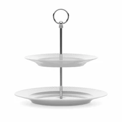 Lyngby Porcelæn Rhombe Etagere 27 Cm