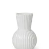 Lyngby Porcelæn Tura Vase 18 Cm Hvid 2 Lyngby Porcelæn Tura Vase 18 Cm Hvid -Husholdning Artikler 5711507015552