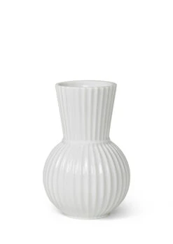 Lyngby Porcelæn Tura Vase 18 Cm Hvid