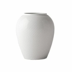 Lyngby Porcelæn Rhombe Vase 25 Cm