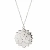 Georg Jensen 2020 Ornament Rosette I Kæde Palaldium -Husholdning Artikler 5713275083580