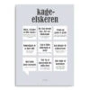 Dialægt Plakat Kageelskeren A3 -Husholdning Artikler 5713954384649