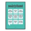 Dialægt Plakat Nordjylland 50x70 Cm