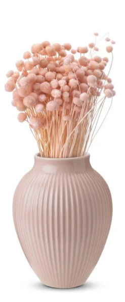 Knabstrup Keramik Knabstrup Vase Riller Rosa 20 Cm