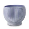 Knabstrup Keramik Urtepotteskjuler Med Riller Large Lavendelblå -Husholdning Artikler 5713959012547
