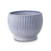 Knabstrup Keramik Urtepotteskjuler Med Riller Medium Lavendelblå -Husholdning Artikler 5713959012554