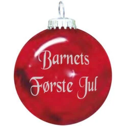 Rolsted Copenhagen Julekugle: Barnets Første Jul