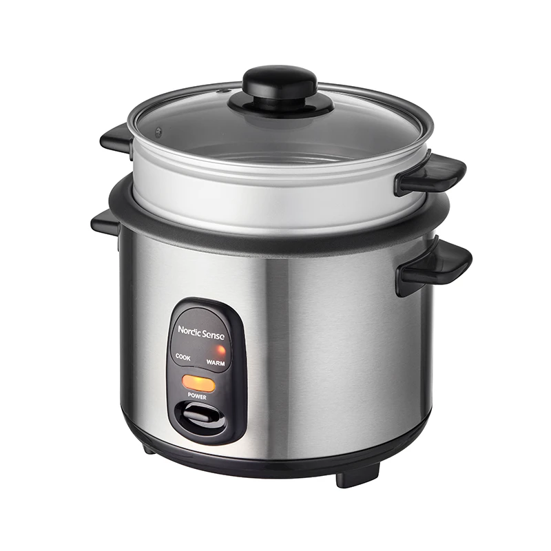 Nordic Sense Riskoger Stål/Sort 1,5 Liter 500 Watt 3 Nordic Sense Riskoger Stål/Sort 1,5 Liter 500 Watt