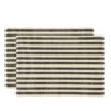 Södahl Statement Stripe Dækkeserviet Ash 2 Stk. 33x48 Cm -Husholdning Artikler 5722000285731