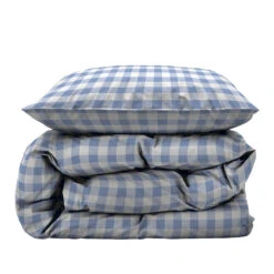 Södahl Gingham Sengesæt Sky Blue 140x220 Cm
