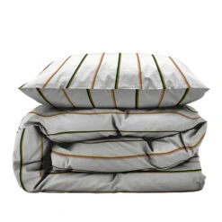 Södahl Stripe Sengesæt White 140x220 Cm