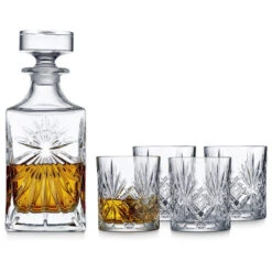 Lyngby Glas Melodia Whiskysæt 5 Dele