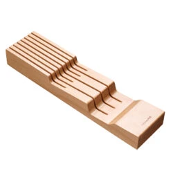 Fiskars All Steel Knivblok Til Skuffe I Træ