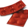 Silikomart Halvkugle Silikoneform 6 Stk -Husholdning Artikler 8032539930284