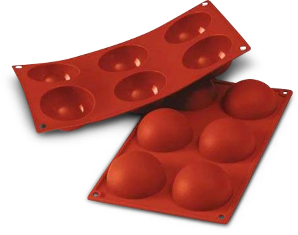 Silikomart Halvkugle Silikoneform 6 Stk 3 Silikomart Halvkugle Silikoneform 6 Stk