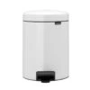 Brabantia Pedalspand Hvid 5 Liter 2 Brabantia Pedalspand Hvid 5 Liter -Husholdning Artikler 8710755112065