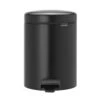 Brabantia Newicon Pedalspand Sort 5 Liter -Husholdning Artikler 8710755112928