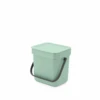Brabantia Sort & Go Affaldsspand Med Låg Jade Green 3 Liter -Husholdning Artikler 8710755211683