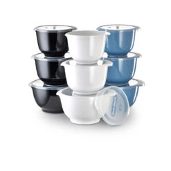 Rosti Margrethe Røreskålesæt 1,5 + 2 + 3 Liter Lakeblue