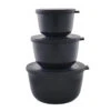Mepal Cirqula Skålesæt Med Låg Høj Sort
