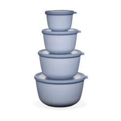 Mepal Cirqula Skålesæt Med Låg Høj Nordic Blue