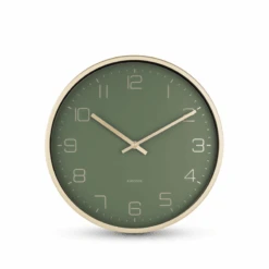 Karlsson Elegance Vægur Guld/Grøn 30 Cm