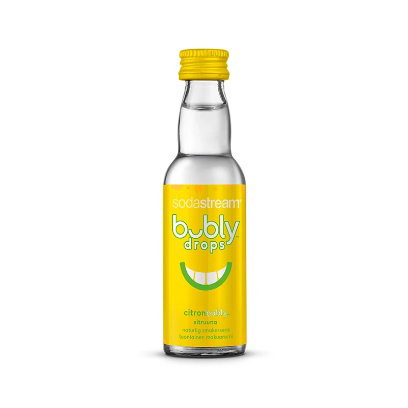 Sodastream Bubly Drops Smagskoncentrat Citron Aroma 40ml 3 Sodastream Bubly Drops Smagskoncentrat Citron Aroma 40ml