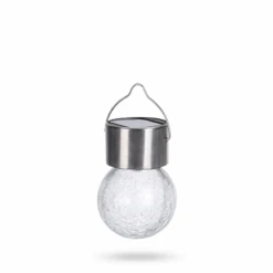 Solcellelampe I Rustfrit Stål 6 Cm